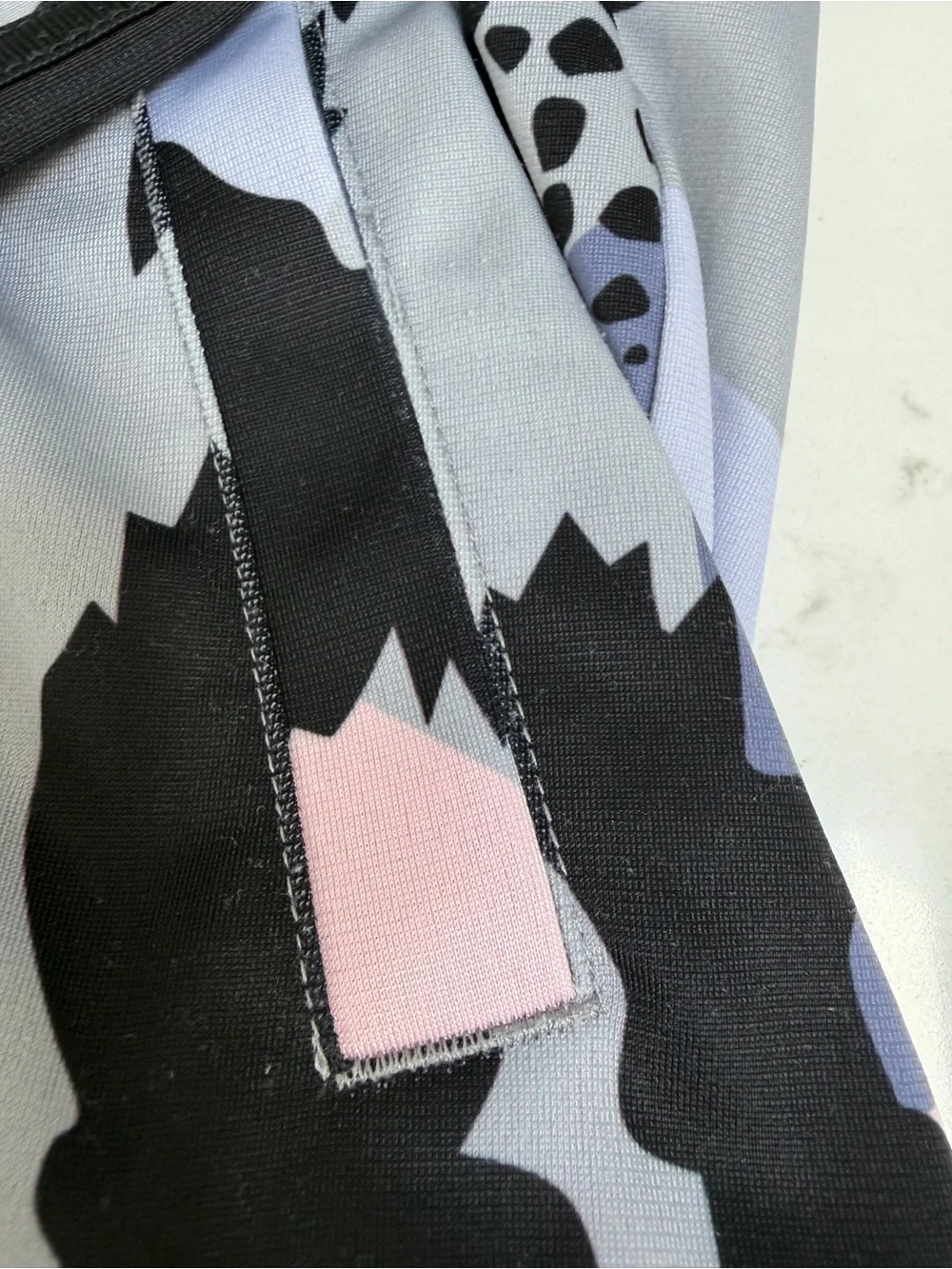 adidas Light Gray and Mint Abstract Girls Zip Jacket